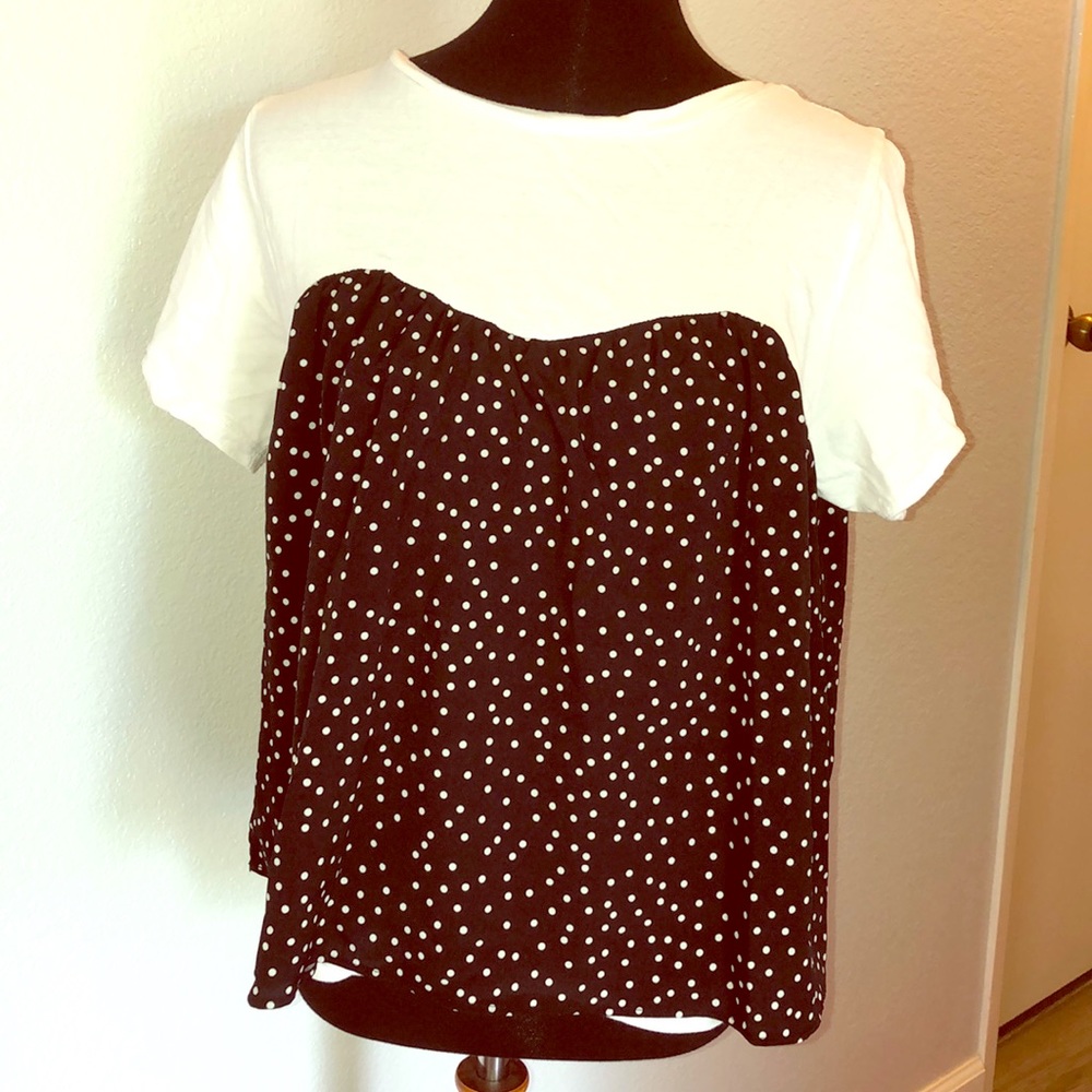 Polka dot top